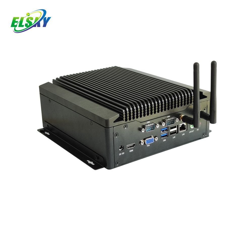 ELSKY Fanless Industrial PC IPC6900 Supports Intel CPU 8th-12th Generation CORE i3 i5 i7