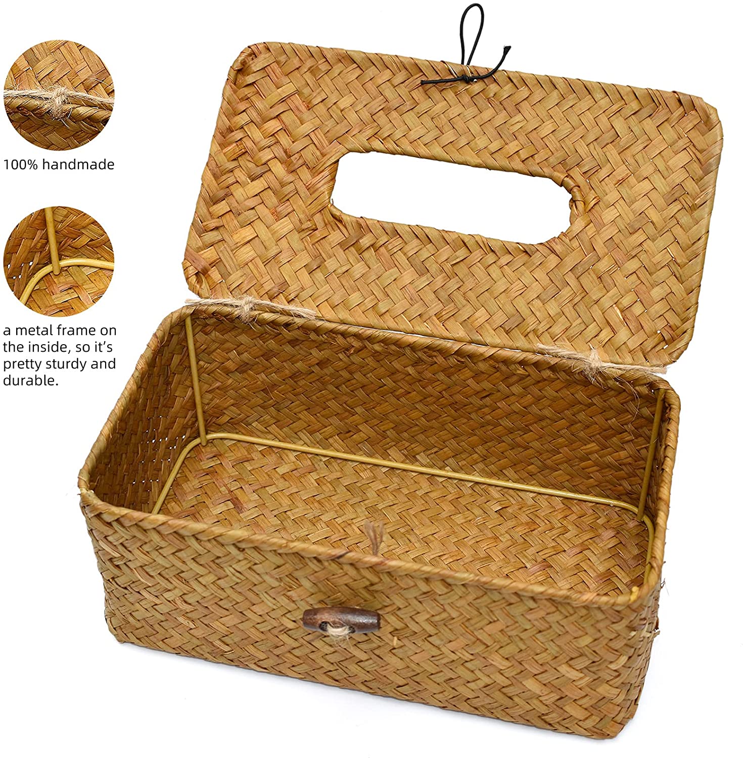 Kaida Handwoven Long Towel Box
