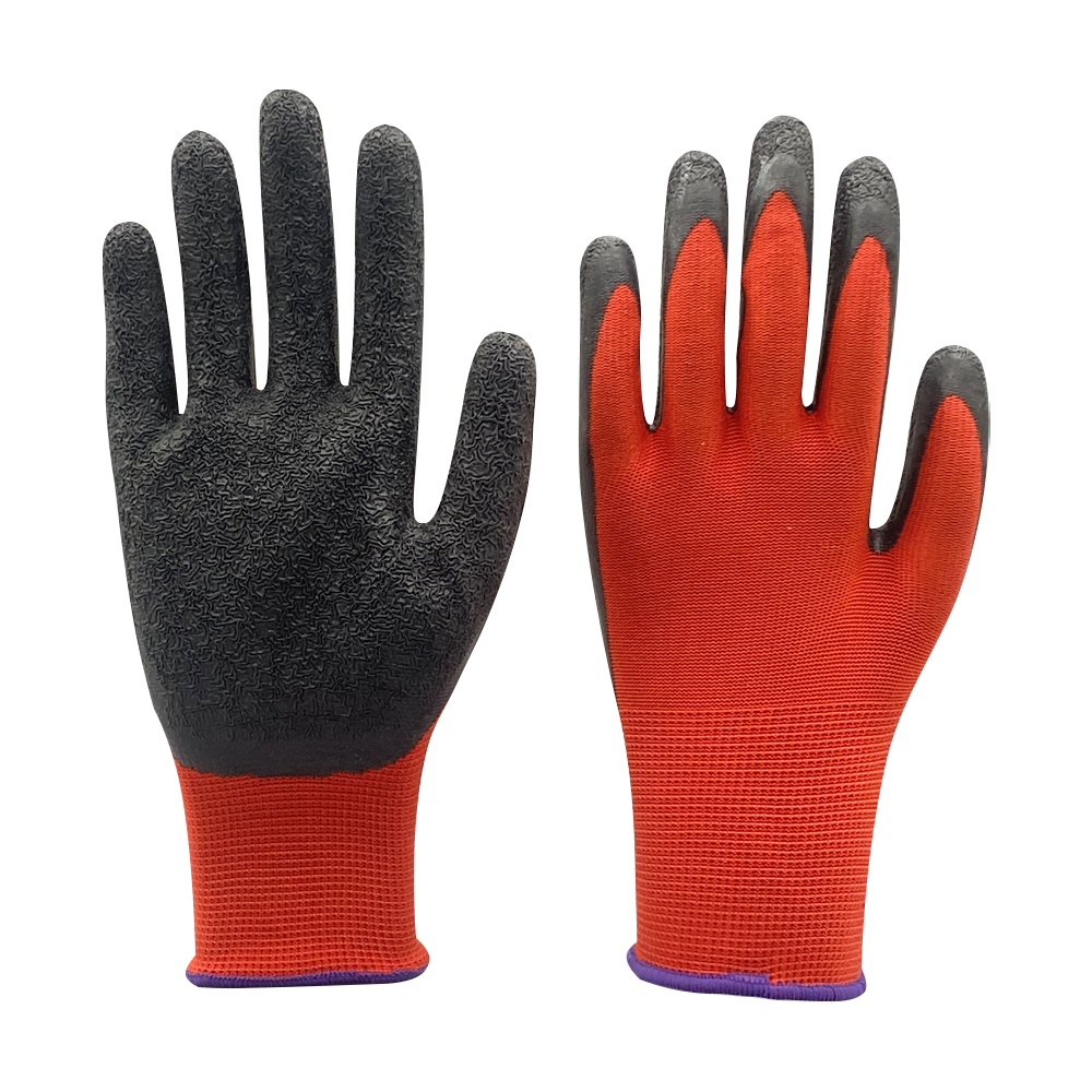 Black Nitrile Coated Gloves Labor Protective Safety Work Gloves general work glove for Industrial