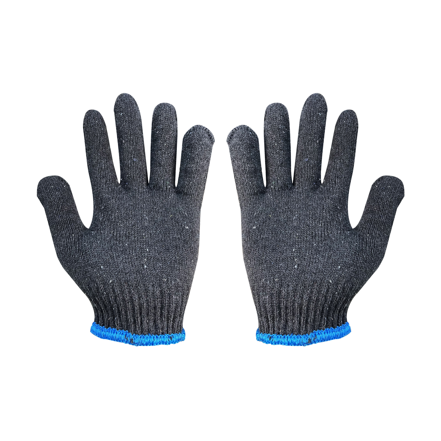 Zhongshang General Industrial Use Grey Cotton Gloves 7 Gauge 10 Gauge Durable Working Cotton Gloves
