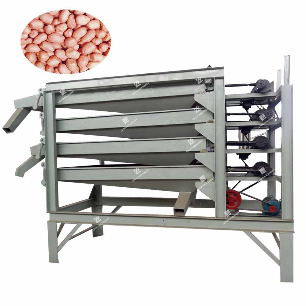 Peanut grading machine