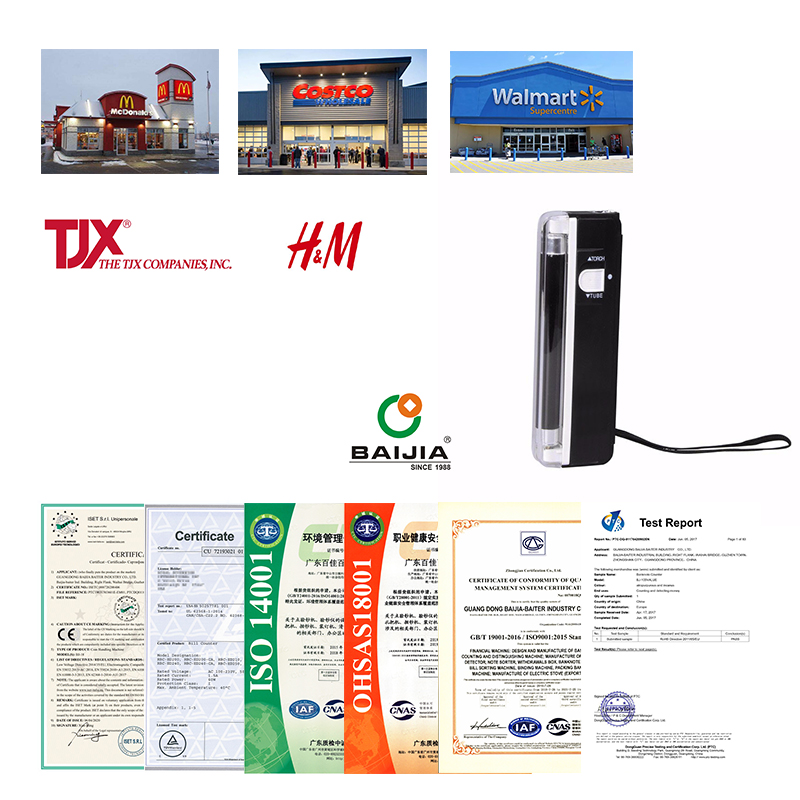 Portable Mini Banknote Detector BJ-88A