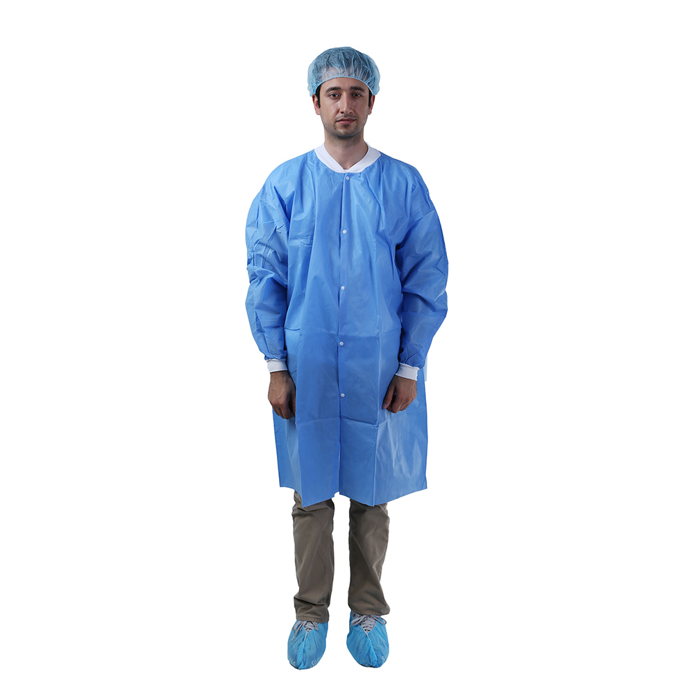 Disposable Non woven Lab Coat