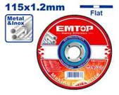 Abrasive metal cutting disc