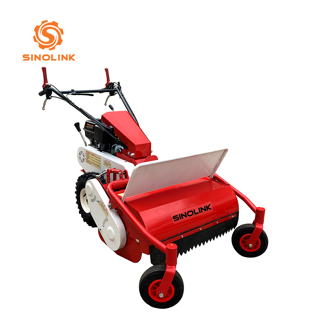 Walk behind flail mower