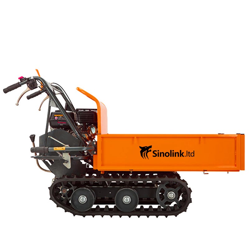 6.5hp tracked mini dumper transporter