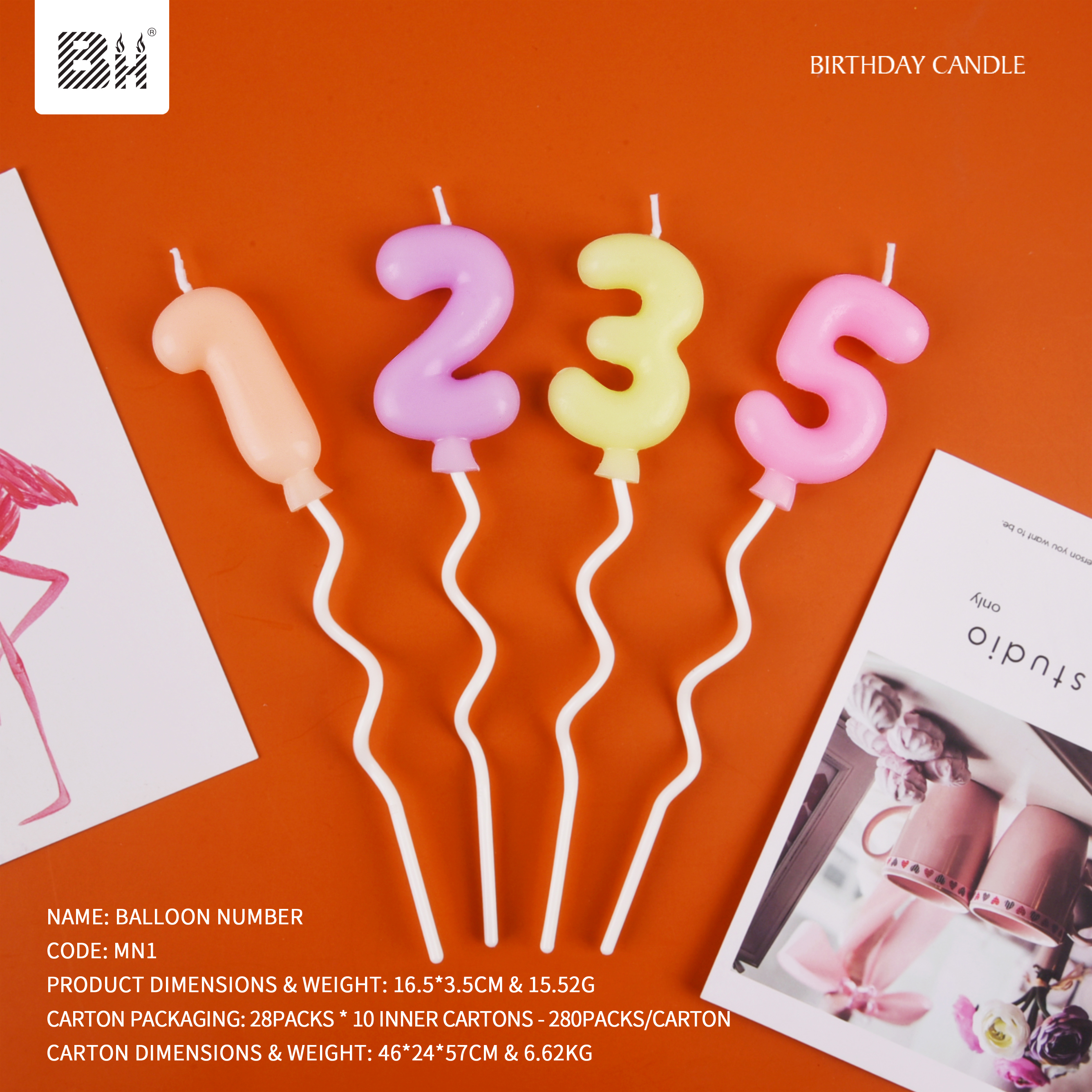 Baihua birthday candle
