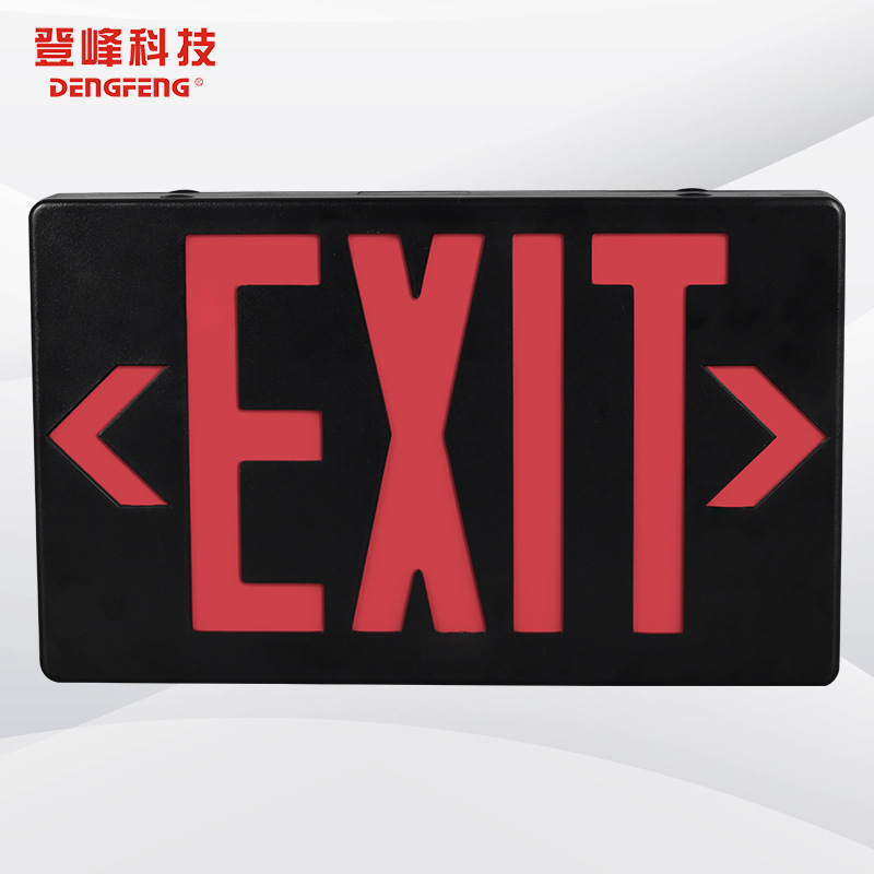 Supercommercial Fire Emergency Indicator Sign Light U.S. Standard w/ UL Certificate EXIT Red Green