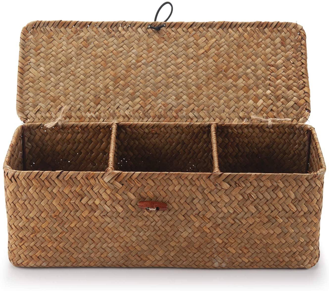 Kaida Handwoven Flat Cover Box