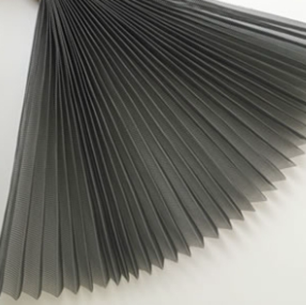 Plisse insect screen