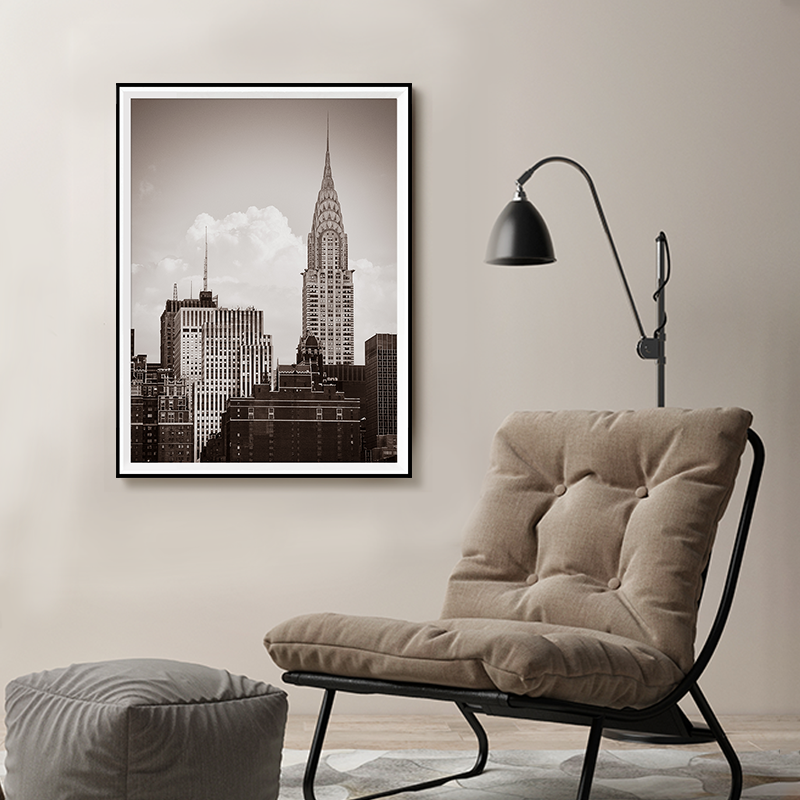 2023 Hot Sell Popular Design Printing Landscape painting HD wall art on canvas framed for livingroom