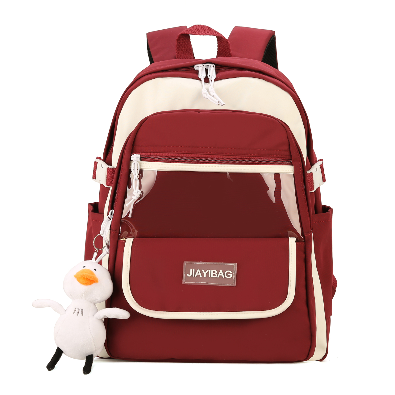 New Fashion Backpack Female Junior High School Student School Bag Large Capacity Backpack