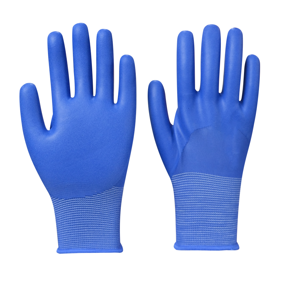 13 Gauge Foam Nylon Latex Non-slip Wear-resistant Dipped Gardening Gloves
