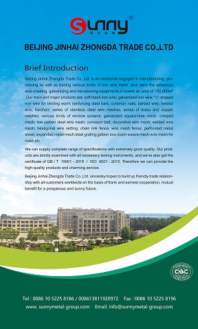 Beijing Jinhai Zhongda Trading Co., Ltd. – Metal mesh 1