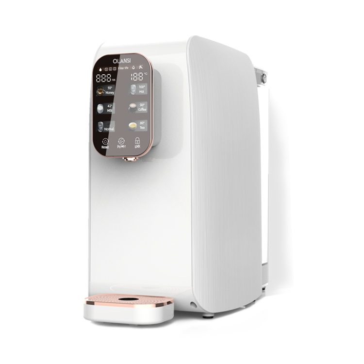 W12 Mini Countertop Tabletop Reverse Osmosis 6 Stage Hot Instant Water Dispenser For Home Drinking