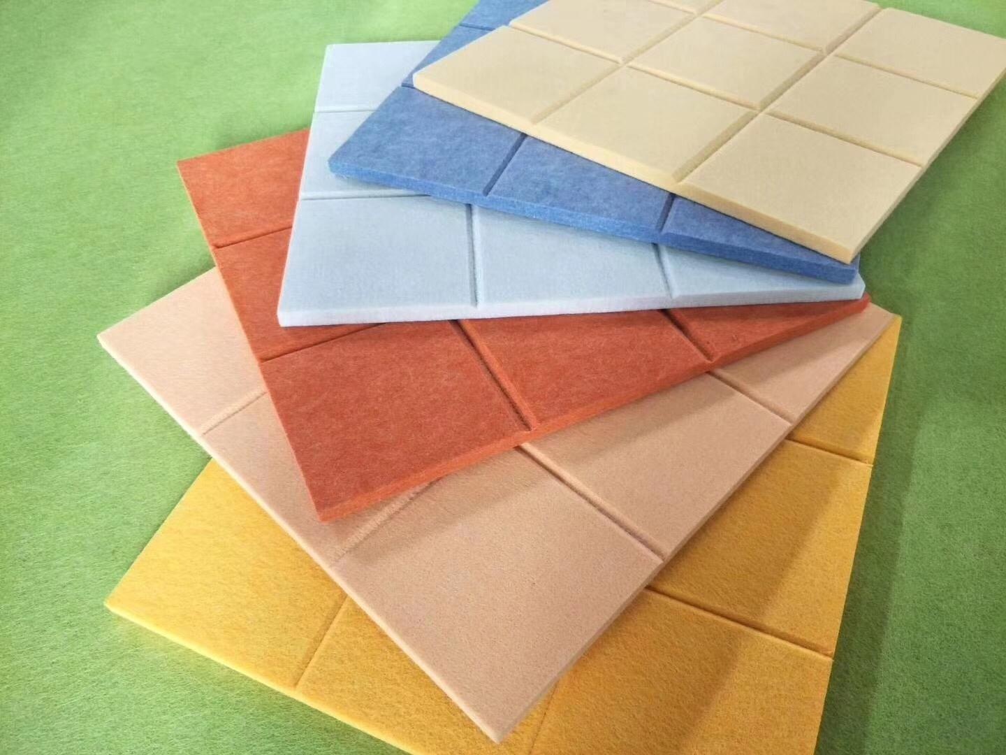 WELLYOUNG colorful felt Sound-absorbing board soft and eco friendly for kids room