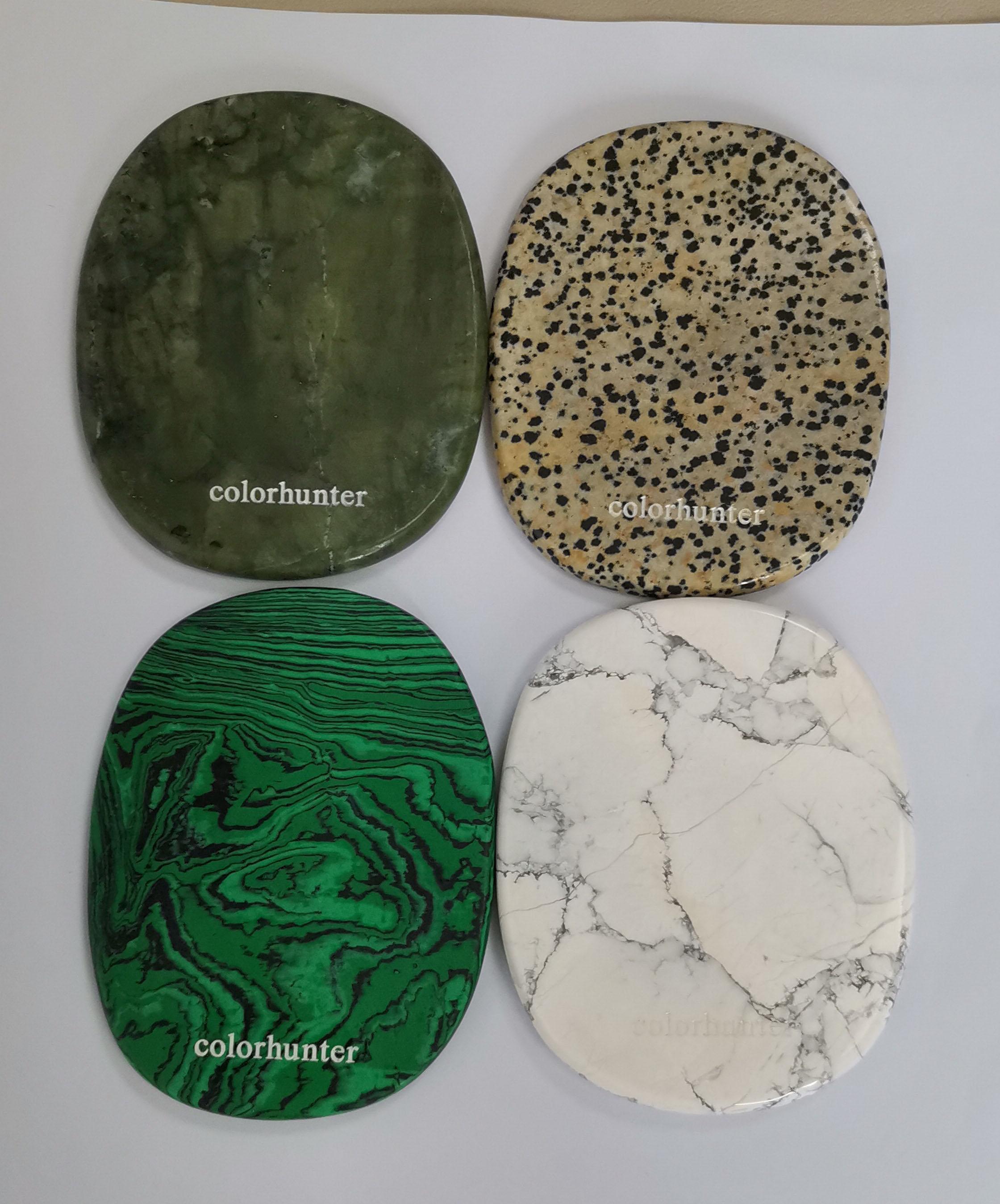 Coaster-Malachite、South Jade,Dalmatian,White Howlite-8*10cm