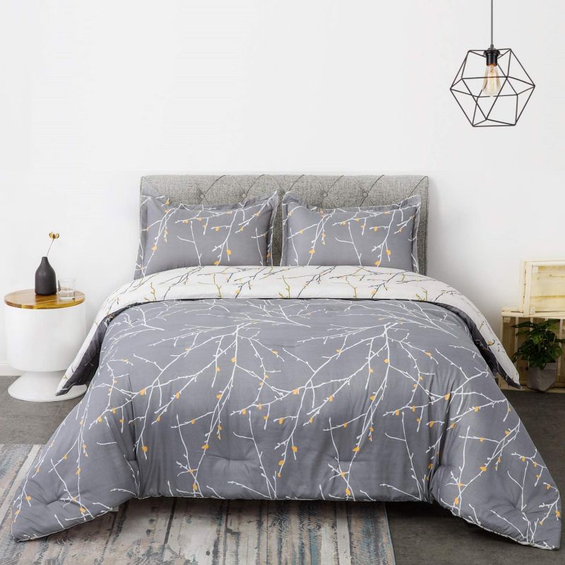 Microfiber Printed Fitted Sheet Set