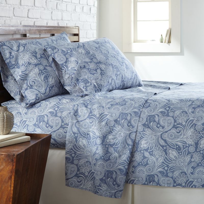 Disperse Printed 6pcs Fitted Sheet Set