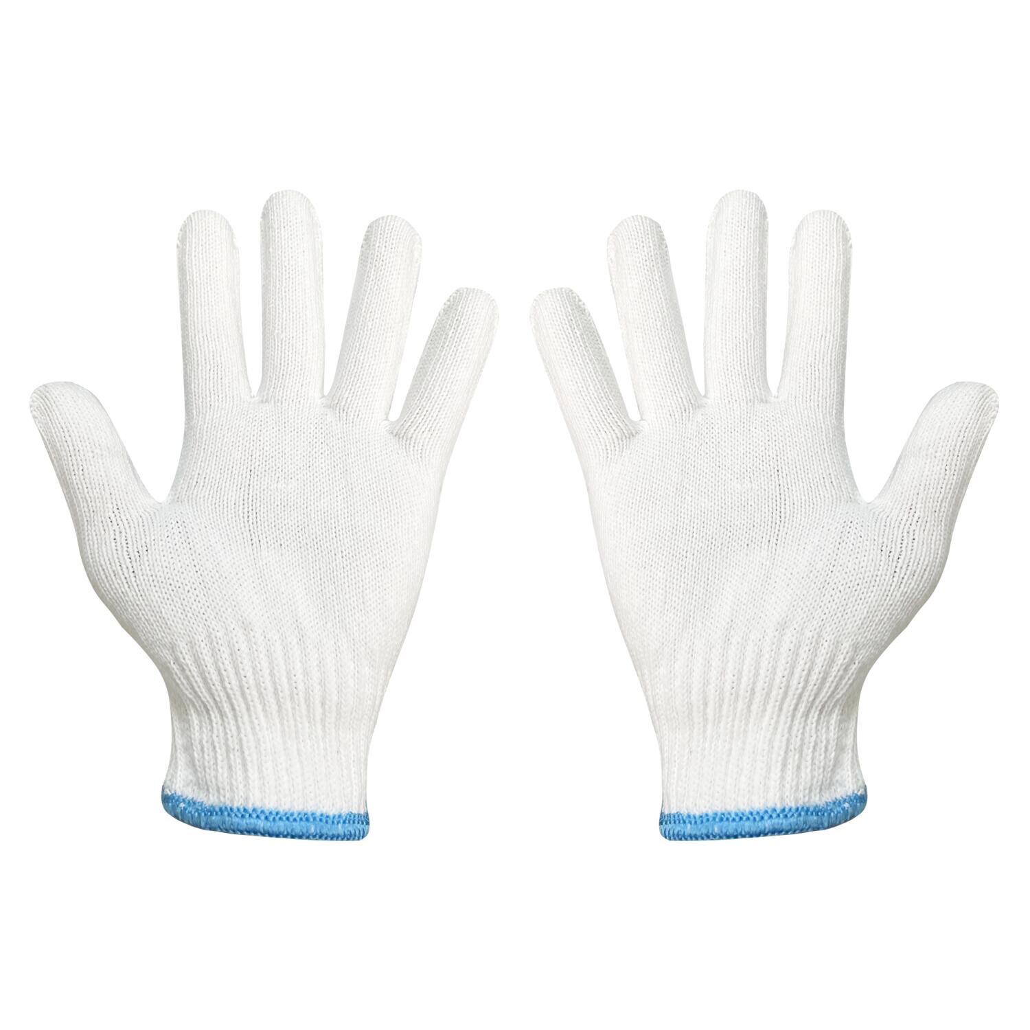 Zhongshang Cotton Glove Hot Sale Hand Protection Construction Working Knitted Yarn Cotton Gloves