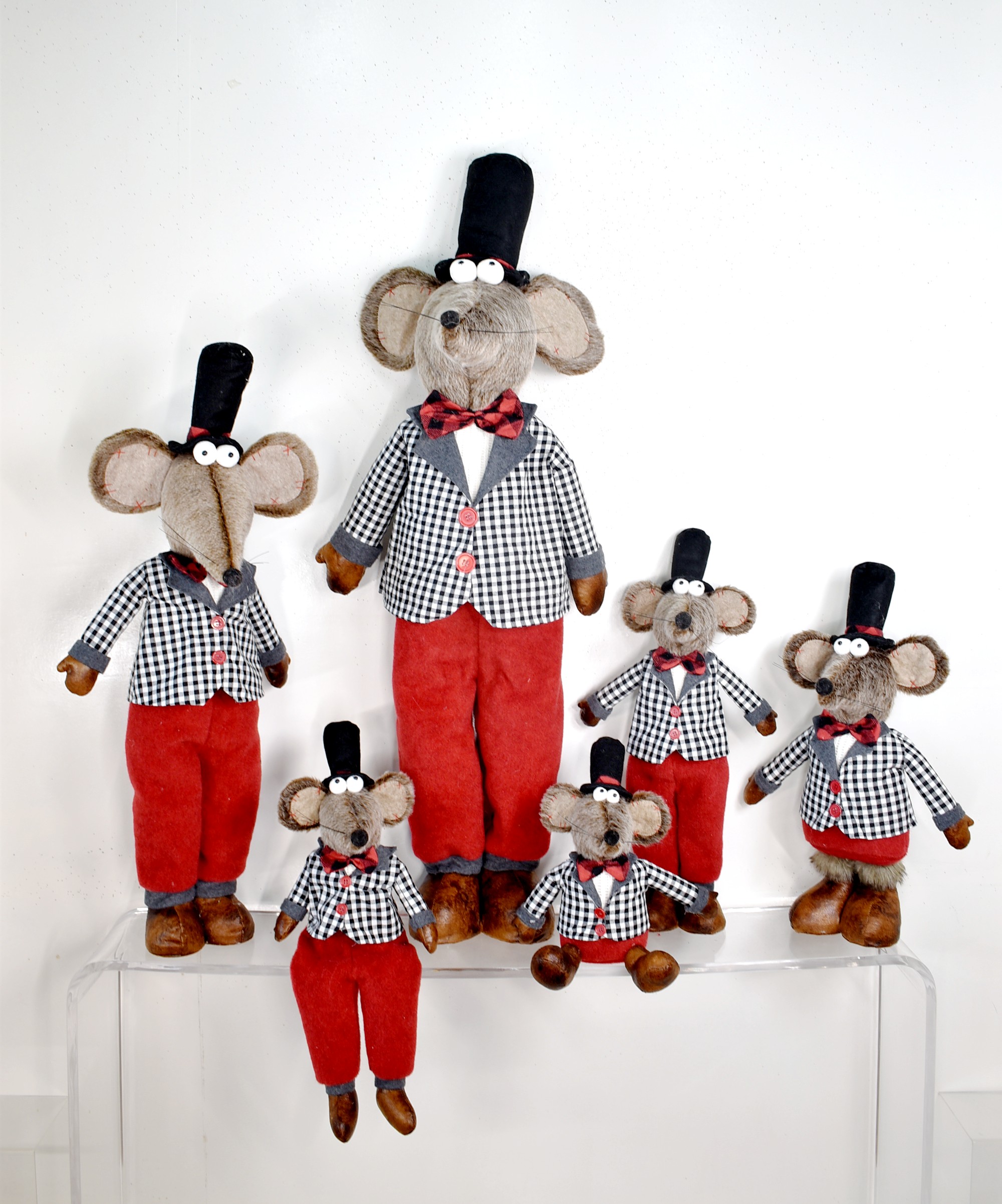 Christmas Decoration Gift Christmas Santa Bear Mouse