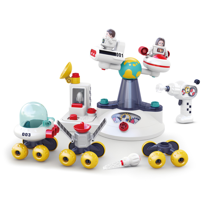 HOLA toys MIUKIDS toys STEAM Space Base Engineering&Hands-on Skills
