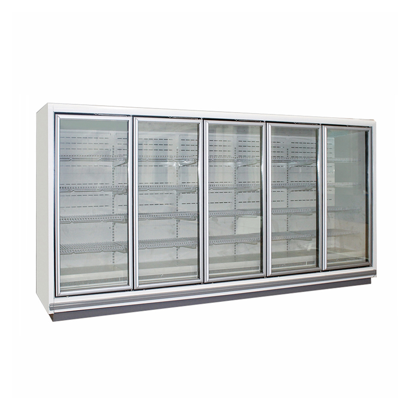 remote glass door freezer