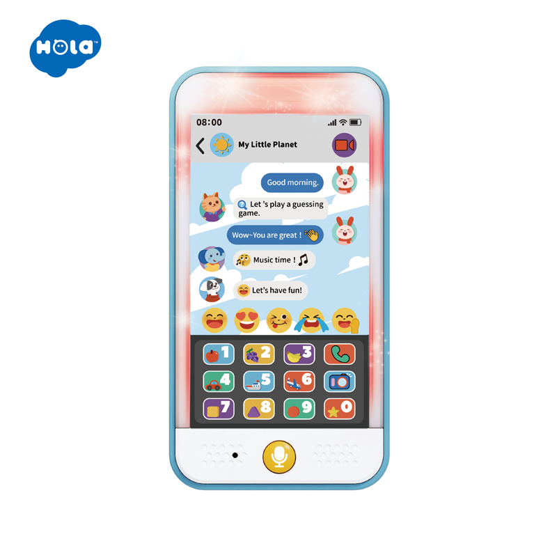 HOLA toys crawling & walker baby toys Multifunction Ealrly Education Phone