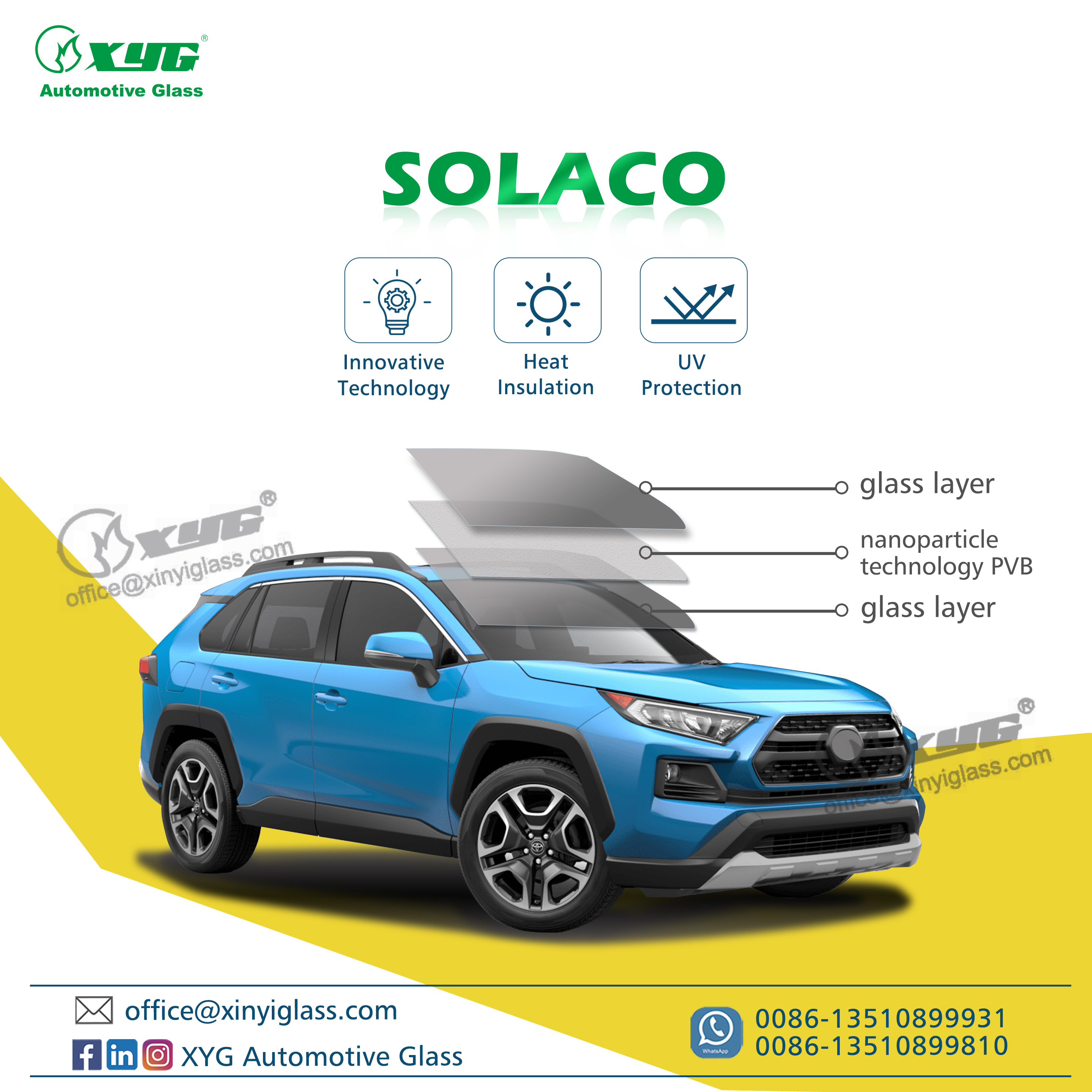 XINYI AUTOMOBILE GLASS(SHENZHEN) CO.,LTD – manubrio de aluminio 3