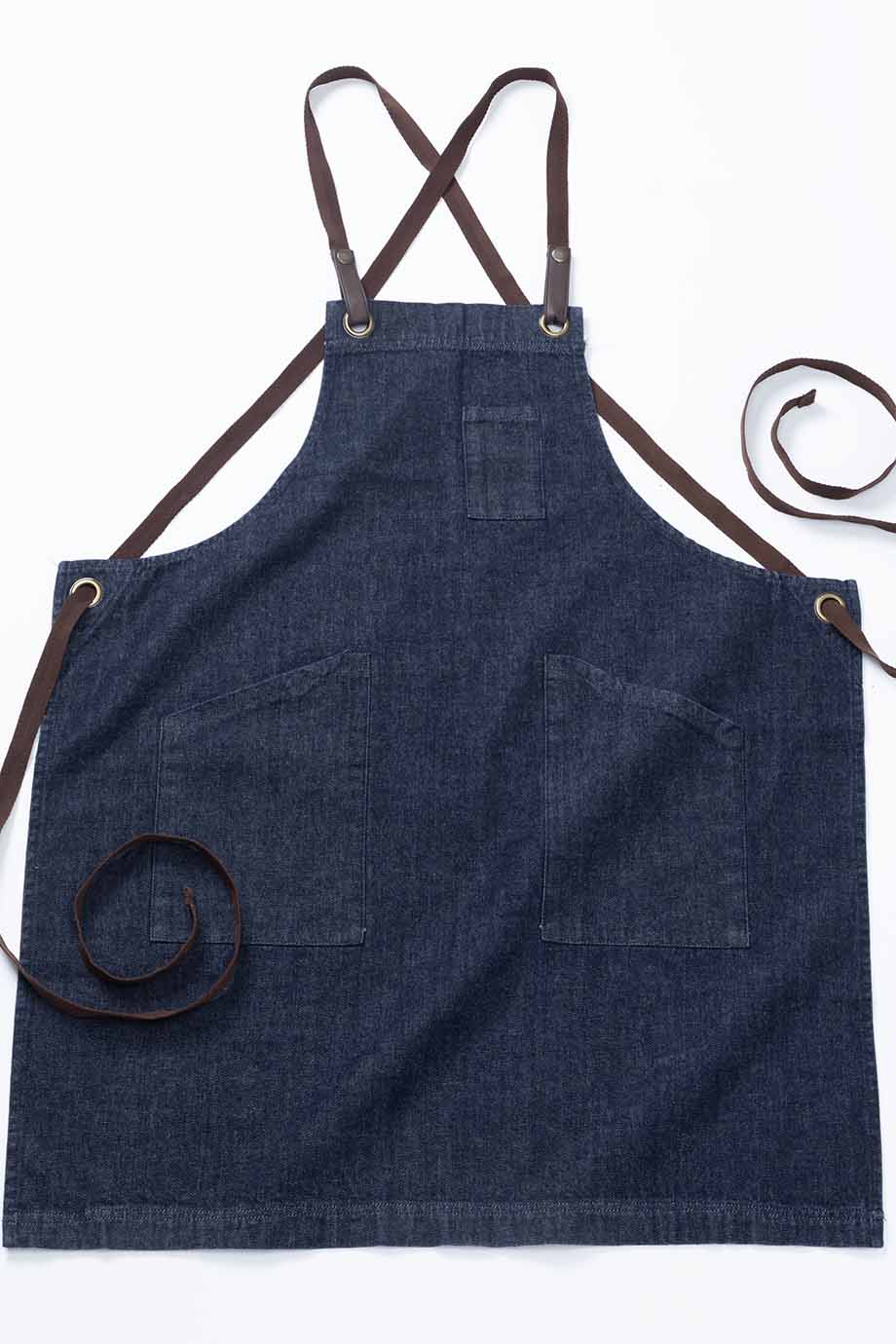 【Henan Lead】12oz washing denim apron adult apron manufacturer restaurant apron supplier hotel apron