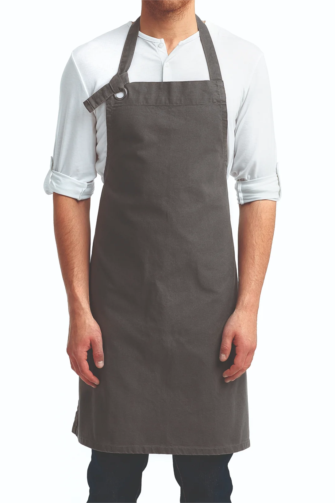 【Henan Lead】kitchen cooking apron cotton apron producer crossback BBQ grill apron adult bib apron