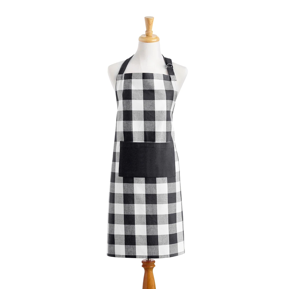 【Henan Lead】cotton denim striped apron long chef bib apron restaurant cooking meal prep apron