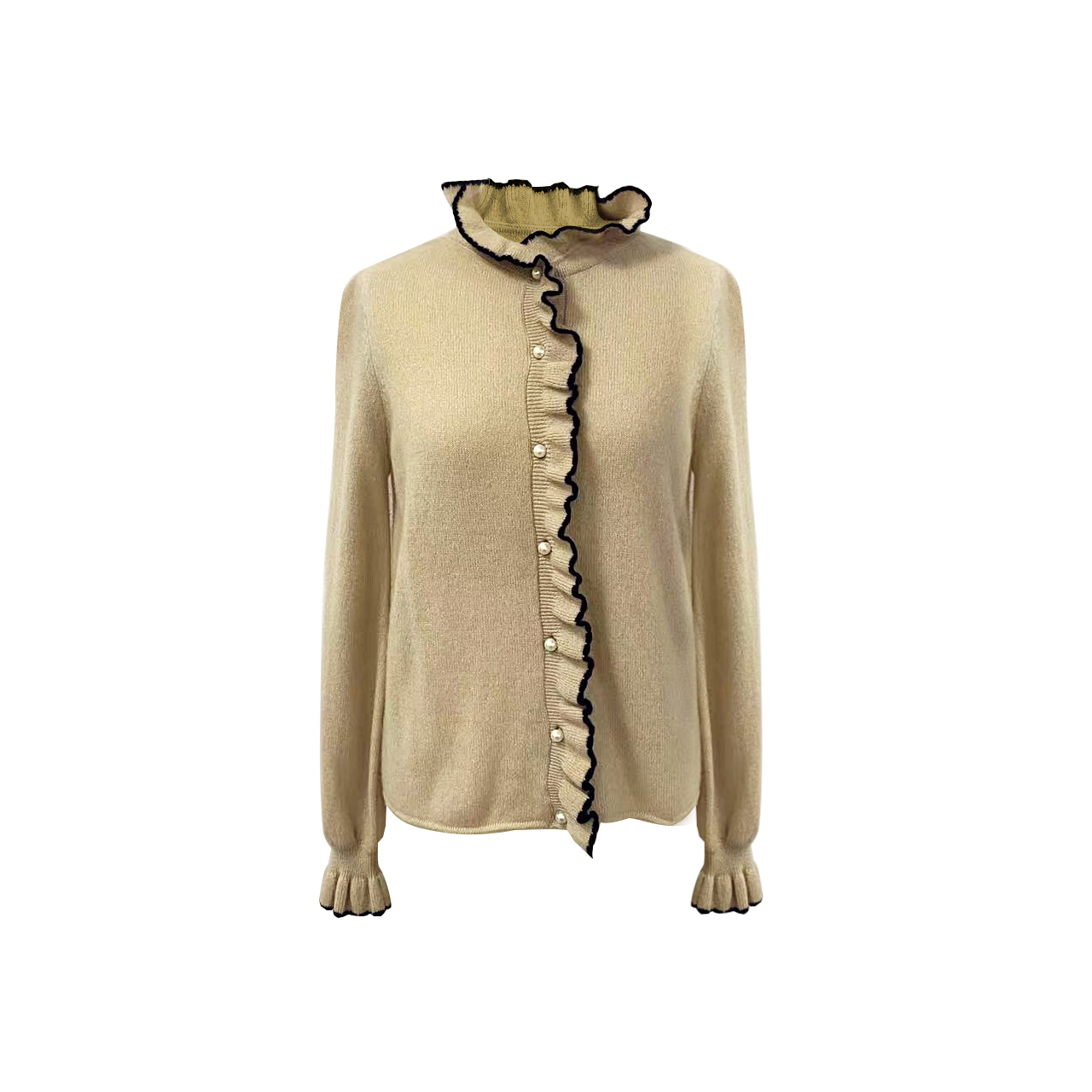 Women's stand collar pullover Sweater