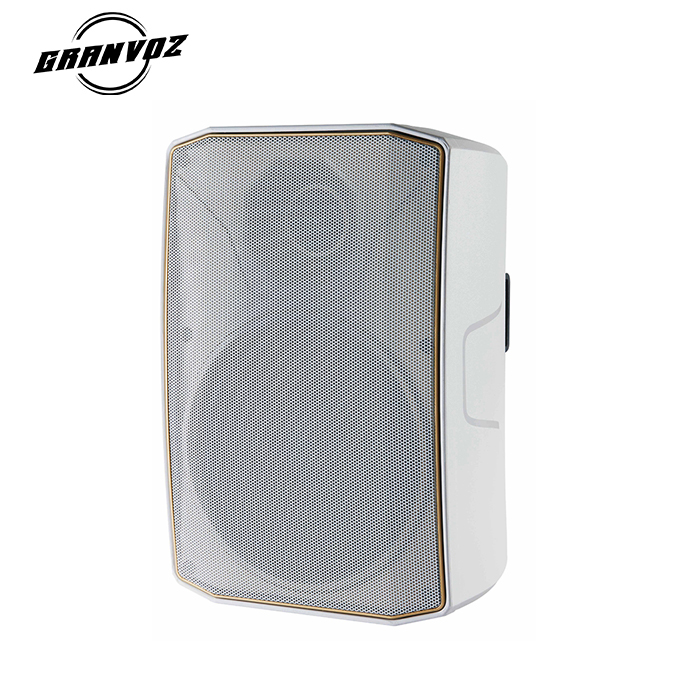 Grandix wall speaker public address wall mounted outdoor speaker flat tin wall mond pa speaker