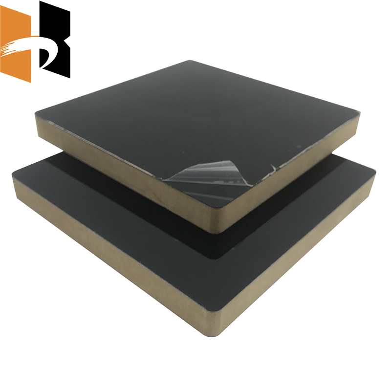 18mm High Glossy Solid Color Plastic PET PETG Film UV Laminated MDF Board