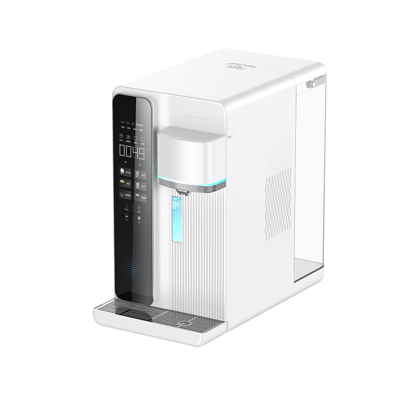 W25 Countertop hot and cold pure water dispensers alkaline hydrogen water filter purifier with uv