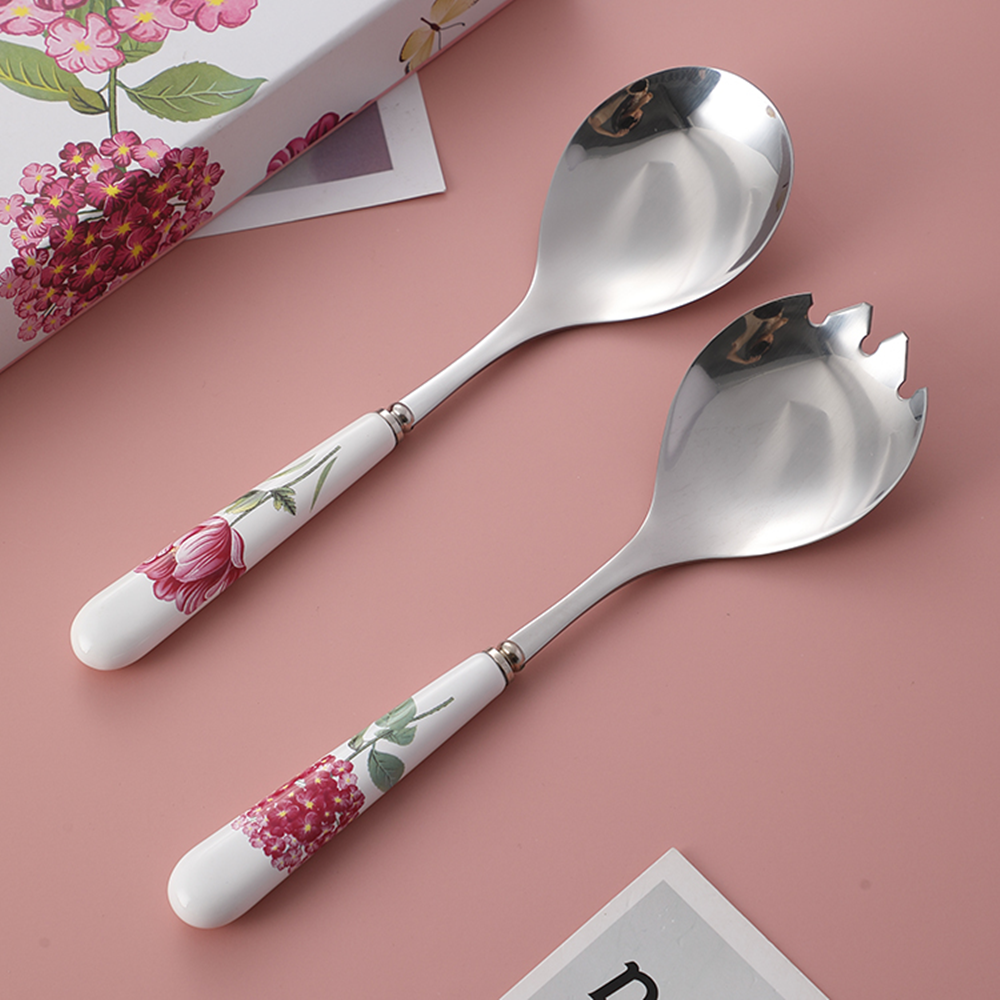 Stainless steel salad fork salad spoon