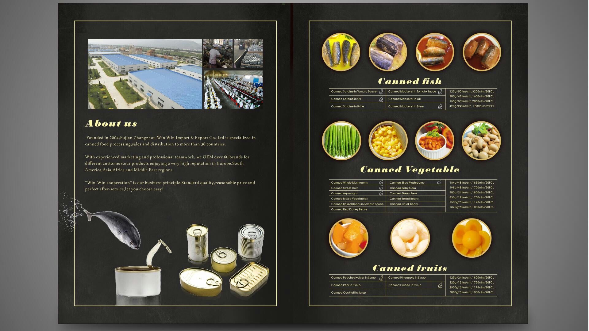 Zhangzhou Lide Li Import and Export Co., Ltd. – Other canned foods 1