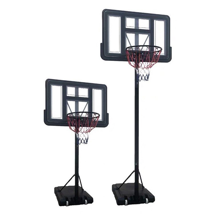 Adult movable adjustanle basketball hoop