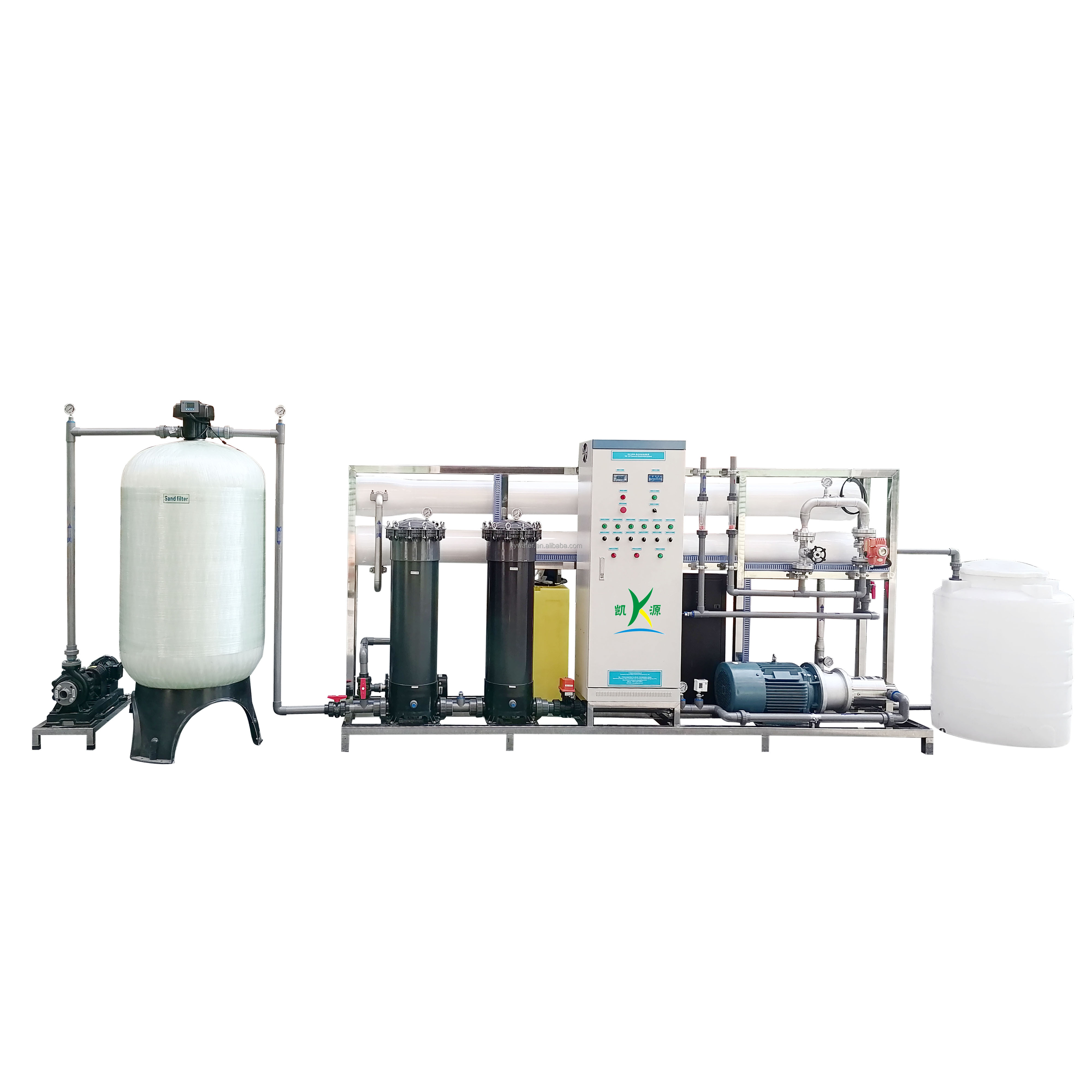 Kaiyuan Sea Water Reverse Osmosis Desalination Plant Seawater Purifier Machine For Drinking Water