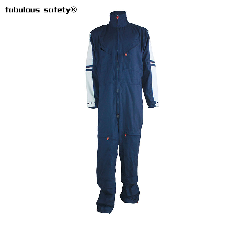 Wholesale OEM Flame Retardant Anti Static Aviation Coverall Airline Work Clothes for UAE
