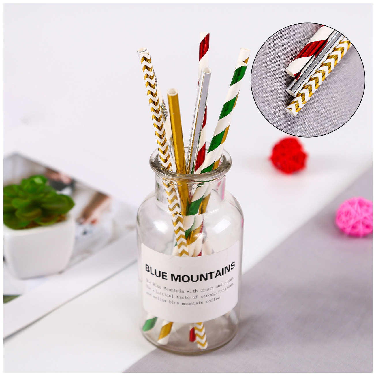 Paper Straws Accept Customized