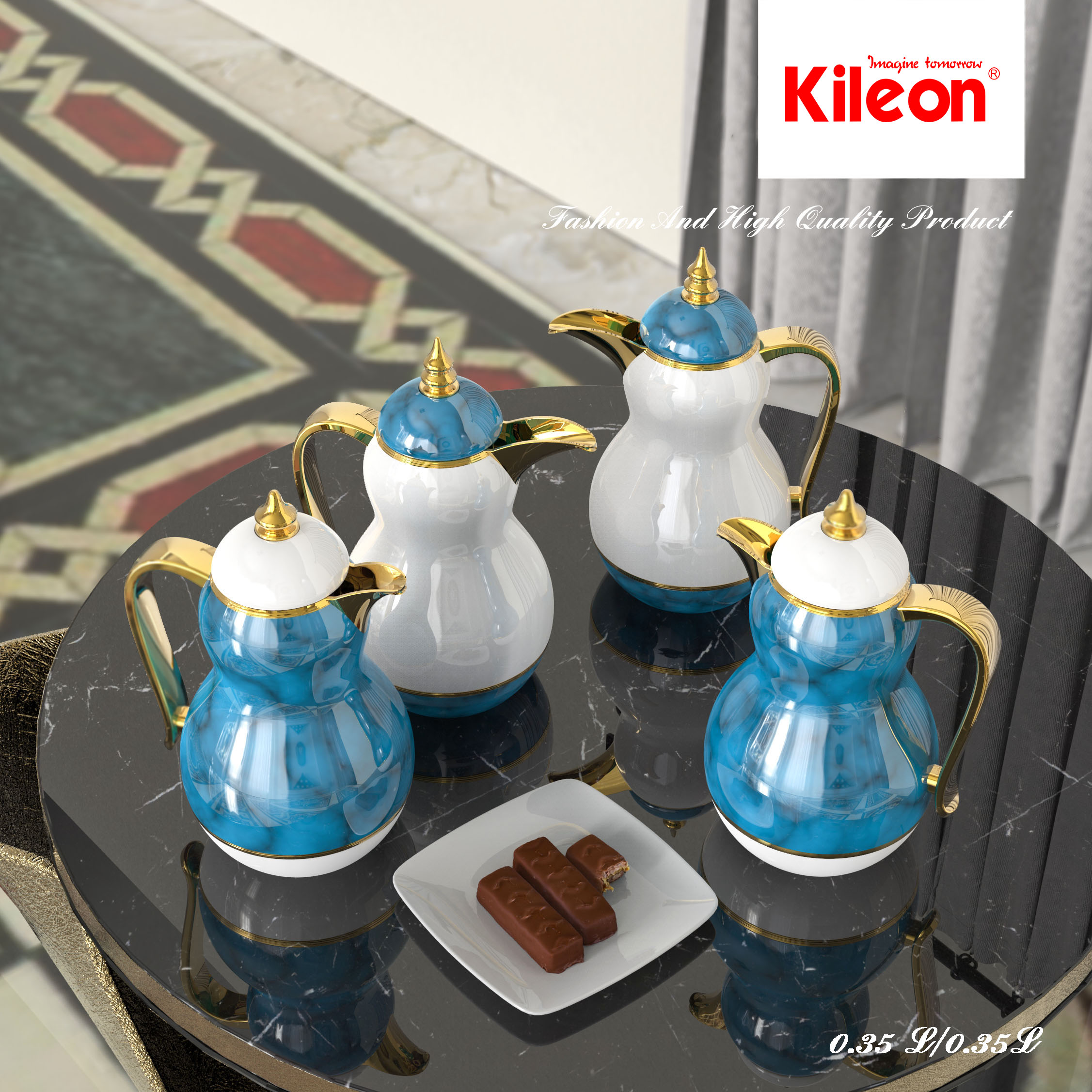 Kileon 0.35l+0.35l Vacuum Flask Set Mnhl