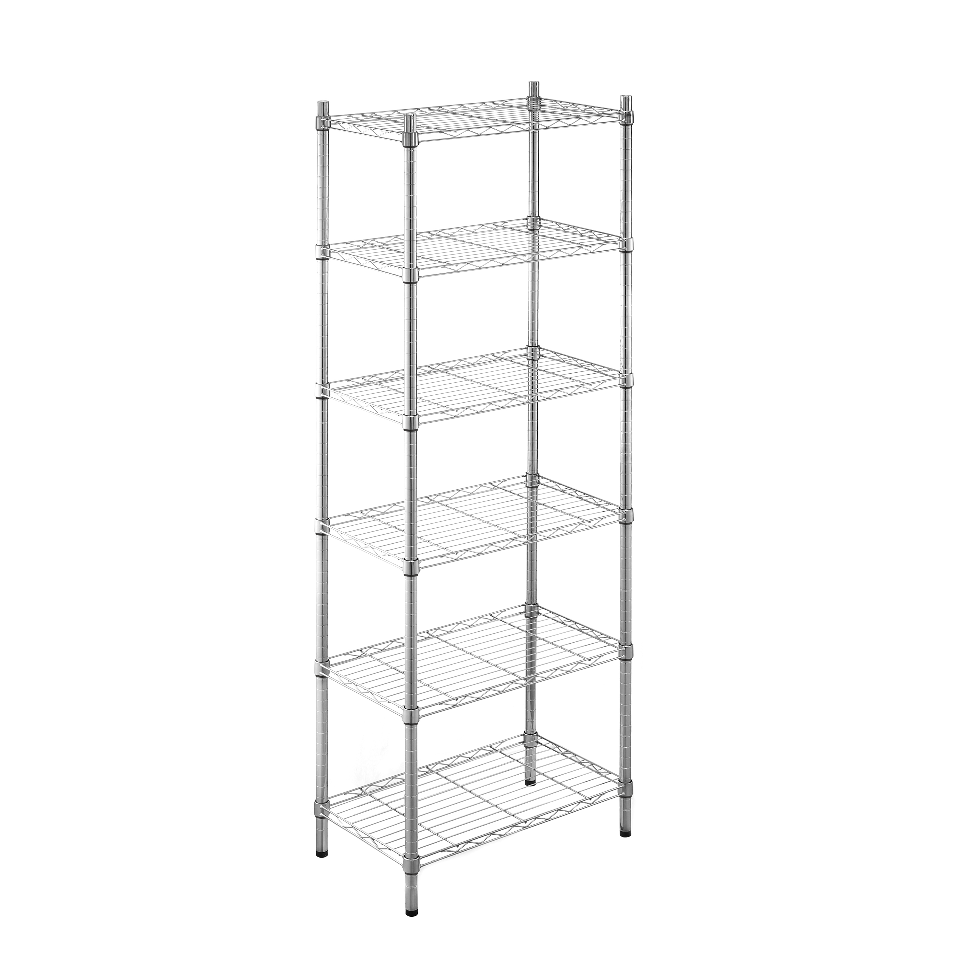 Chrome 6 layer shelf
