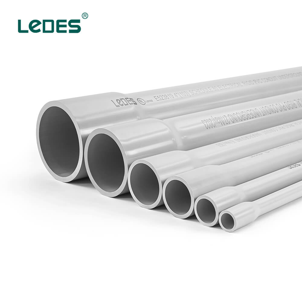 LEDES UL Approved Schedule 80 Electrical Plastic Conduit 1-1/4 inch Fire Resistant