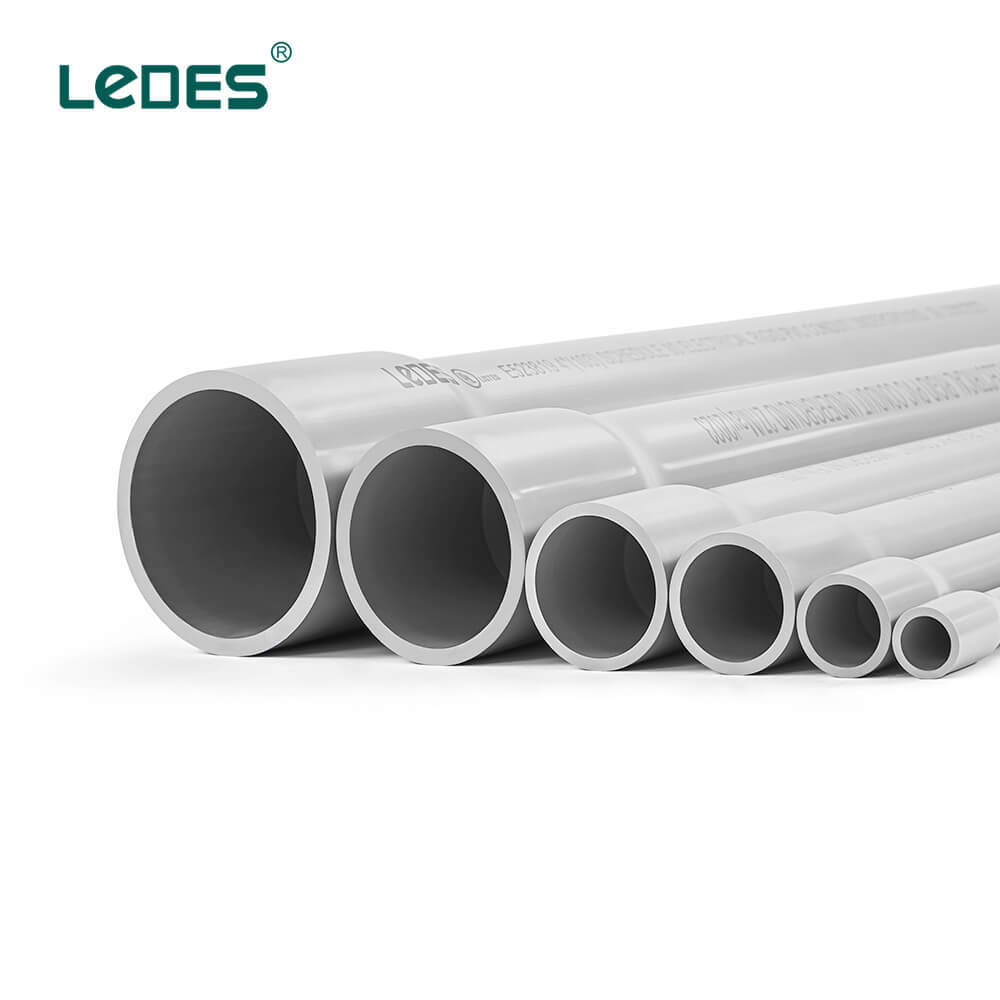 LEDES UL Standard Schedule 80 5 inch Rigid PVC Conduit Impact Resistant