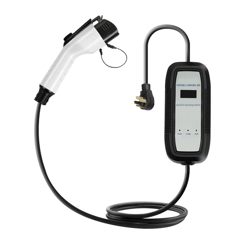 Portable EV Charger With EU/US Schuko Plug with Delay Charging EV Charger