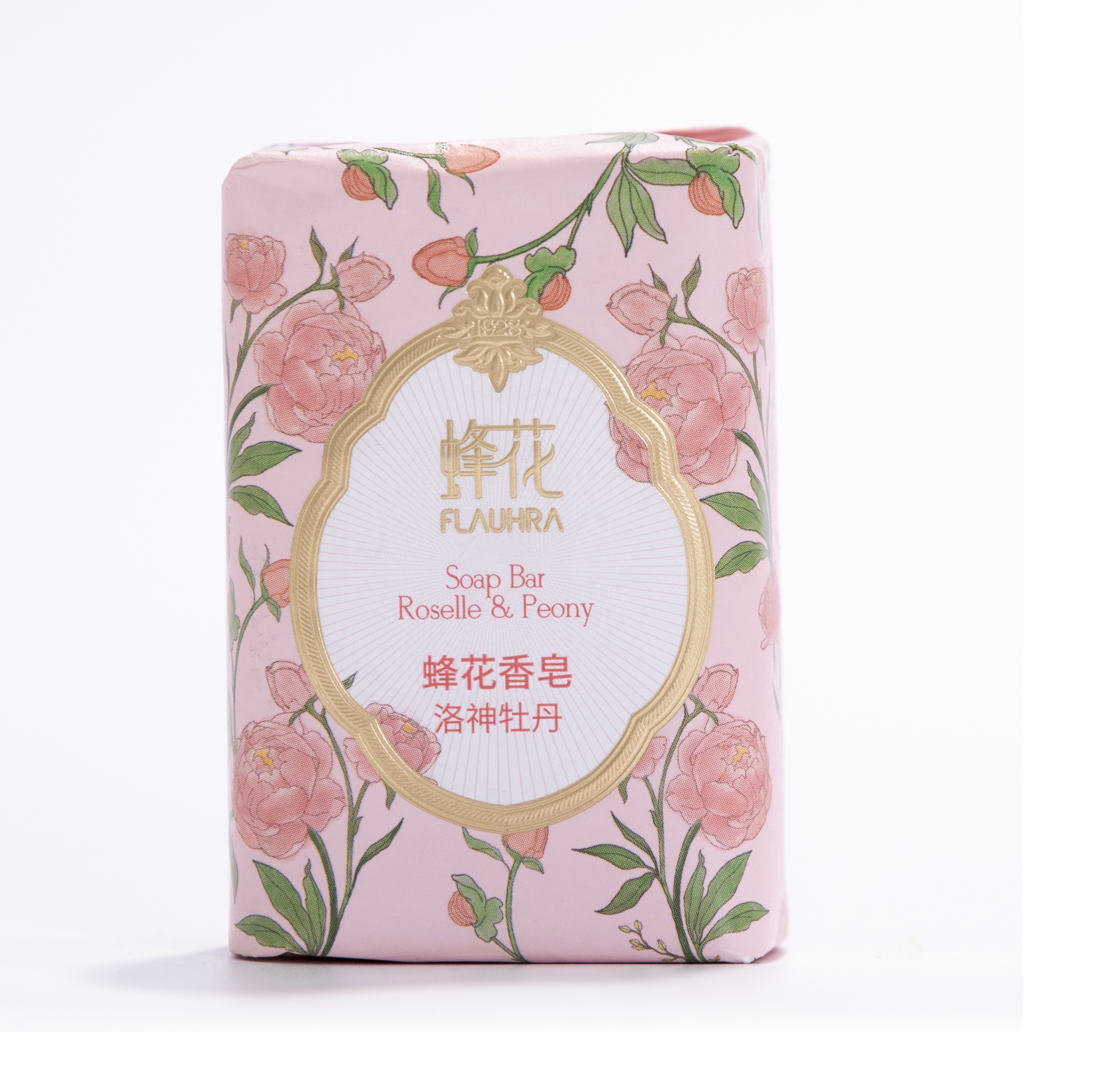 FLAUHRA brand soap bar toilet soap bath soap Tuberose & Peony fragrance