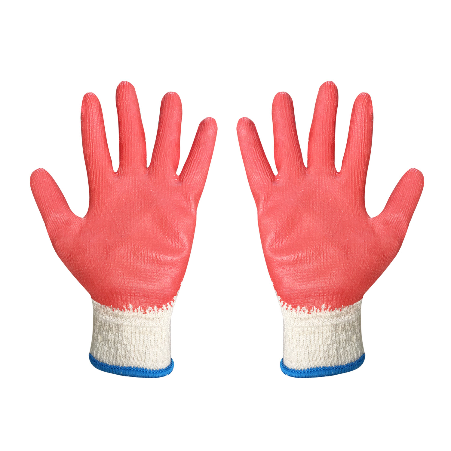 Zhongshang Wholesale Labor Protection Rubber Latex Coated Gloves Safety Work Glove for Working