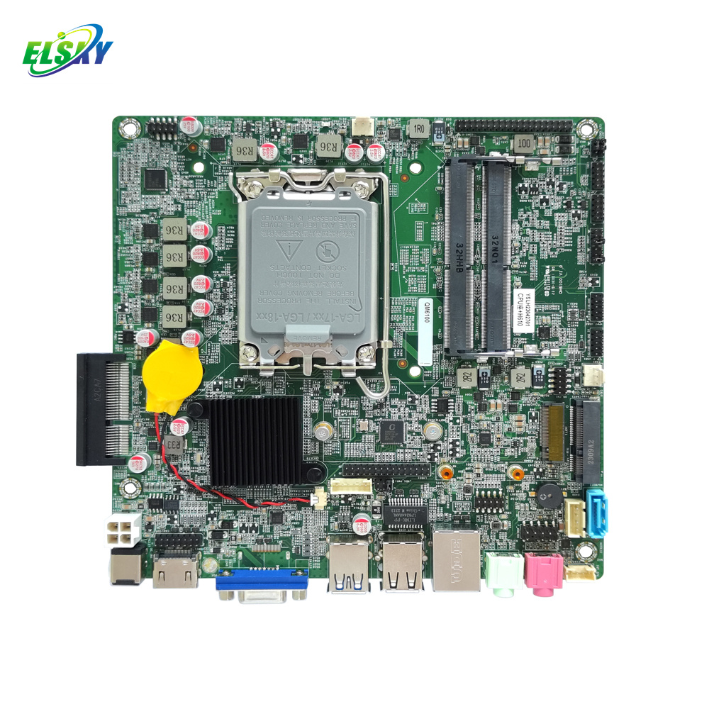 ELSKY Mini-ITX Motherboard QM6100 Supports Intel Independent CPU Alder Lake 12th Gen CORE i3 i5 i7
